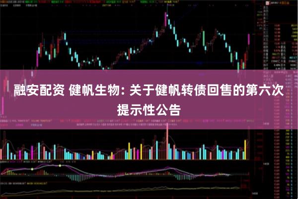 融安配资 健帆生物: 关于健帆转债回售的第六次提示性公告